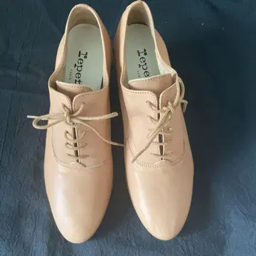 Repetto 살몬 핑크 레이스업 슈즈 37.5cm