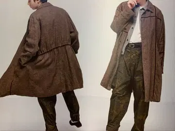 거의 미착용 걸작 브루나보인 씨 리 코트, 원래 가격 77,000