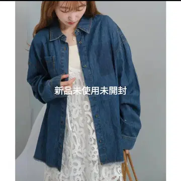 Kastane 빅 데님 셔츠 미사용 미개봉 새상품