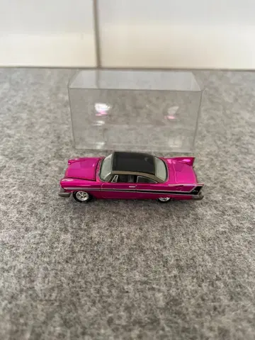 조니 라이트닝 도금 핑크 1/64 스케일 미니카