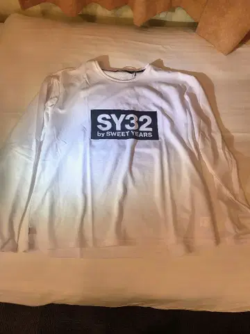 SY32 by SWEET YEARS 긴팔 티셔츠 화이트