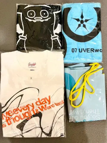 레어 UVERworld 과거 투어 티셔츠 타월 2000년대