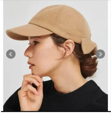 새상품급 yori 요리 백리본 울 캡