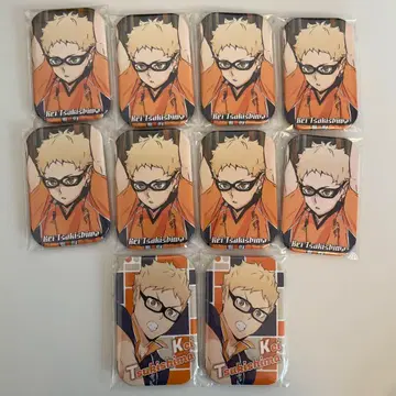 하이큐 츠키시마 케이 캔뱃지 세트