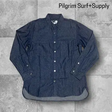 필그림 서프+서플라이 데님 셔츠 네이비 S