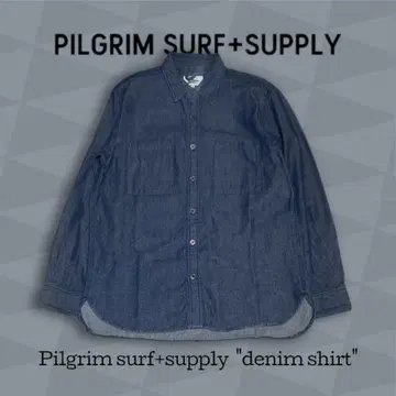필그림 서프+서플라이 데님 셔츠 네이비 S