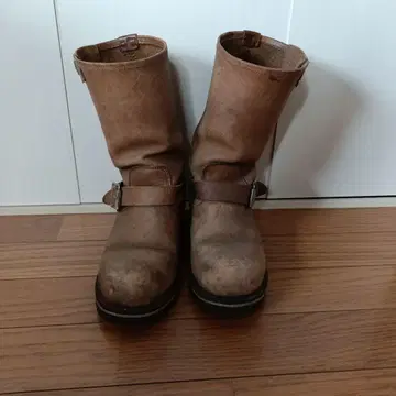 STEEL TOE 브라운 엔지니어 부츠 size5