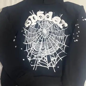 Sp5der 후드티 블랙