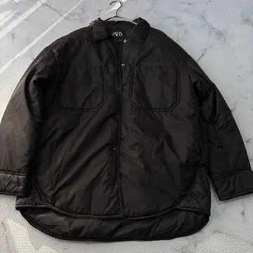 새상품급 ZARA 자라 경량 다운 아우터 블랙 S