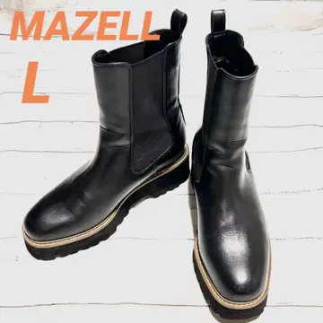 Mazell 사이드 고어 부츠 통굽 L 사이즈 블랙