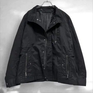 다케오 키쿠치 밀리터리 자켓 블루종 아우터 점퍼 블랙 L ( C3