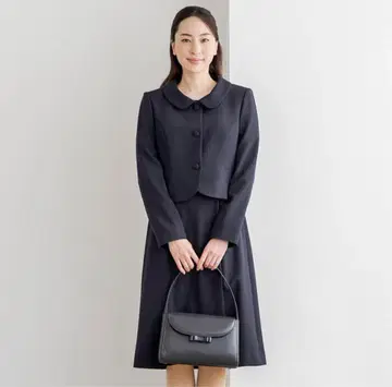 SOIR PERLE 오 부드러운 숄카라 오 수트 네이비