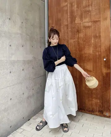 hyeon 헤 크루아상 롱 티 핑크