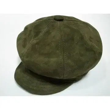 미국제 뉴욕햇 Suede Spitfire 스웨이드 가죽 올리브 L 새상품