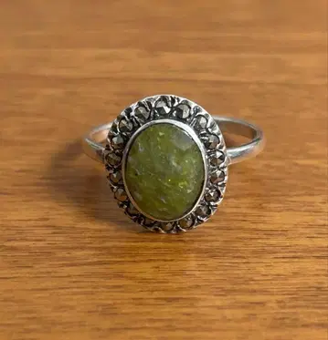 앤티크 반지 마카사이트 아일랜드 마블 11호