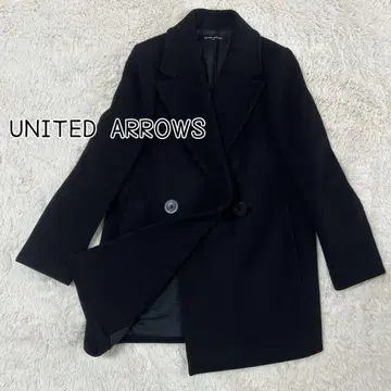 [ 새상품급 ] UNITED ARROWS 피코트 블랙 40 L 일본제 울
