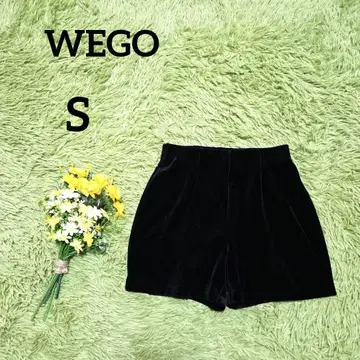 [위고] 벨로아 숏팬츠 S 블랙 광택감 가을/겨울