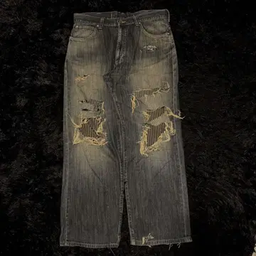 Wrangler 데미지 데님