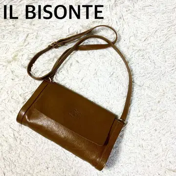 일비종떼 숄더백 사코슈 가죽 브라운