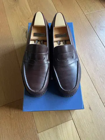 JM Weston 180 시그니처 로퍼 6/D 다크 브라운