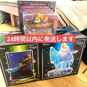 디즈니 해피 복권 피규어 세트 라푼젤 안나 피터팬