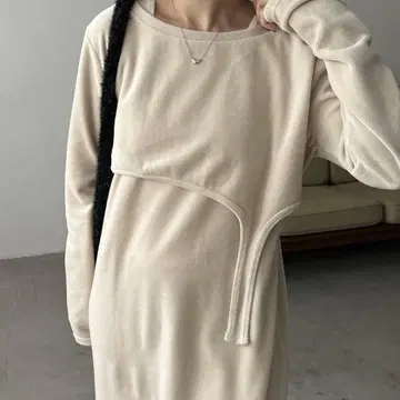 르마쥬 벨로아 아지메 레이어드 원피스