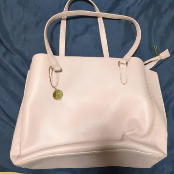핑크 토트백 핸들 포함