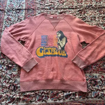 HYSTERIC GLAMOUR 스모킹 걸 맨투맨 트레이닝복