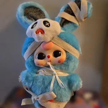 Baby Three 할로윈 파란 토끼 봉제 인형