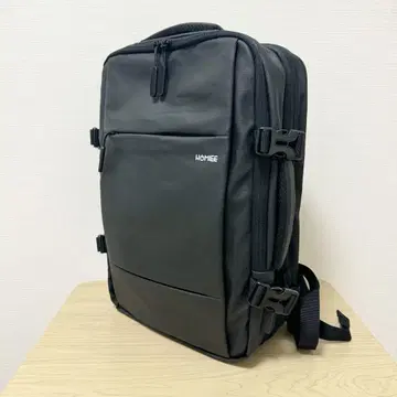 미사용 확장 가능 백팩 블랙 출장 여행 등에 USB 포트 포함
