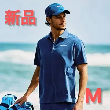 BRIEFING FD MS PILE POLO RF DENIM BLUE M