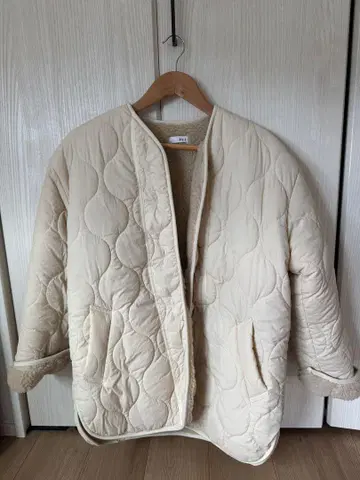 CANAL JEAN Via.J 퀼팅 보아 코트