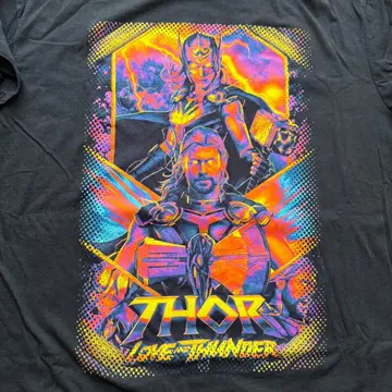 가격 인하 [ 새상품 ] 토르 러브 앤 썬더 마이티 토르 반팔 티셔츠