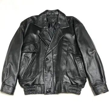 새상품급 90s 빈티지 라무 가죽 자켓 XL 블랙