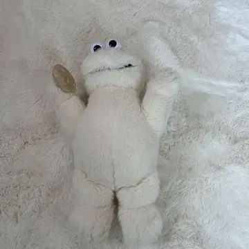 최종 봉제 인형 쿠키 몬스터 화이트