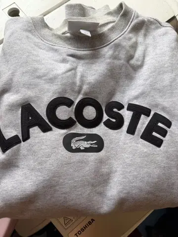 LACOSTE 그레이 맨투맨 US M