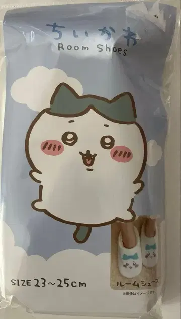 치이카와 (먼작귀) 하치와레 룸슈즈 슬리퍼 실내화 23~25cm