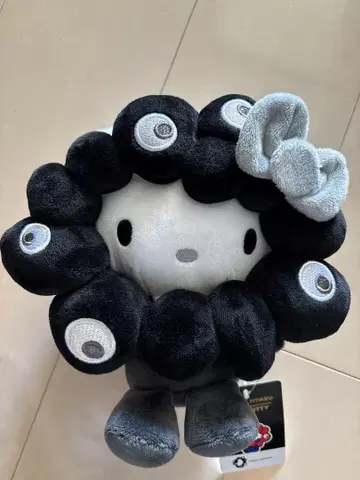 산리오 캐릭터즈 미야쿠미야쿠 변신 봉제 인형 (M) 블랙 키티