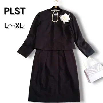 PLST 노카라 트위드 세레모니 수트 L~XL 네이비 셋업