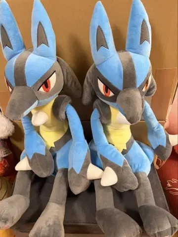 포켓몬스터 메챠데카 루카리오 봉제 인형