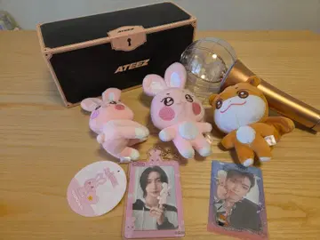 ATEEZ 응원봉 봉제 인형 마스코트 세트