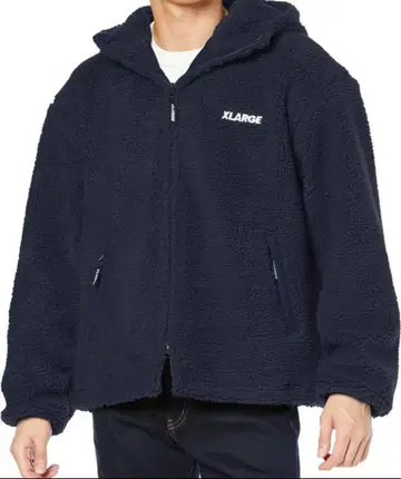 XLARGE 플리스 자켓 S 네이비