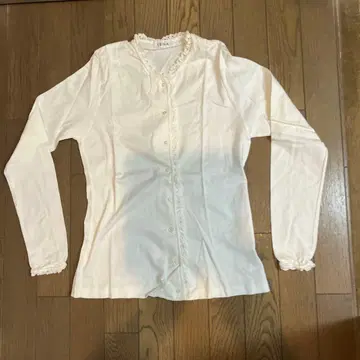 이에나 레이스 티셔츠 가디건 새상품급 화이트