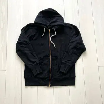 Champion 더블 지퍼 후드티 블랙 L REVERSE WEAVE