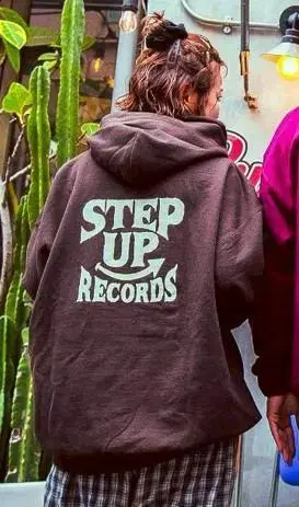 STEP UP RECORDS 후드티 XL 미착용 새상품