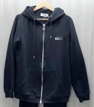 [ S ] BALR. 보라 Q 시리즈 블랙 후드티 후디