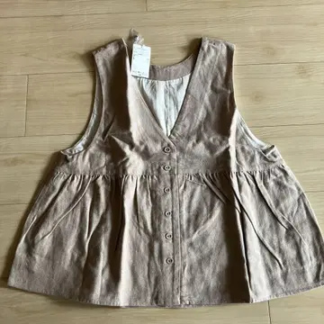 SM2 사만사 울 혼방 앞뒤 착용 개더 베스트 택 포함 새상품