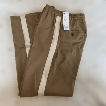 새상품 GU x rokh 콜라보 트랙 팬츠 베이지