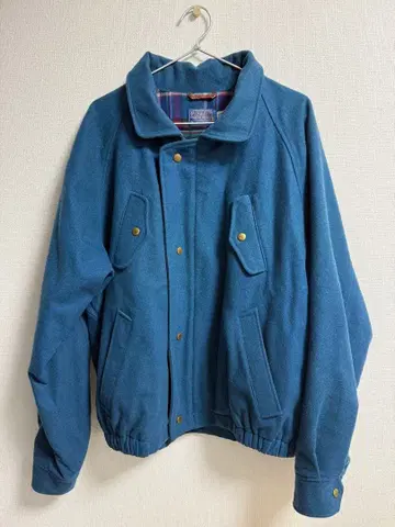 [ 레어 ] Pendleton 70s 빈티지 USA제 블루종 울 자켓