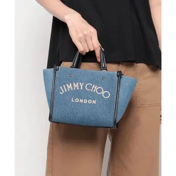 지미추 Jimmy Choo 데님 미니 토트백